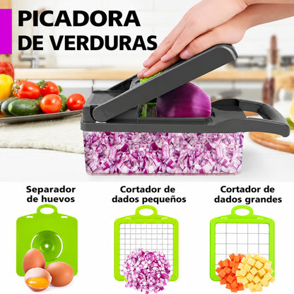 CORTADOR DE FRUTA Y VERDURA MULTIFUNCIONAL | TODO EN 1